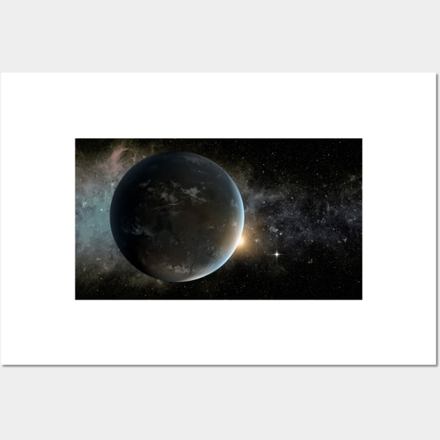 Kepler-62f, illustration (C023/1122) Wall Art by SciencePhoto